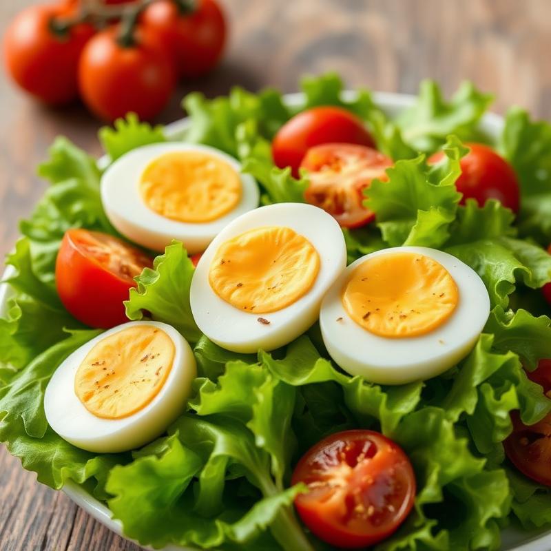 Ensalada con huevo