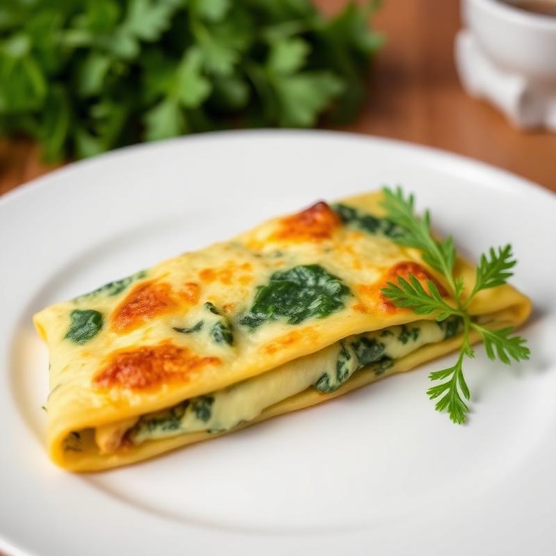 Omelette de espinacas